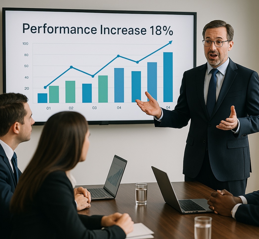 Man working on Laptop